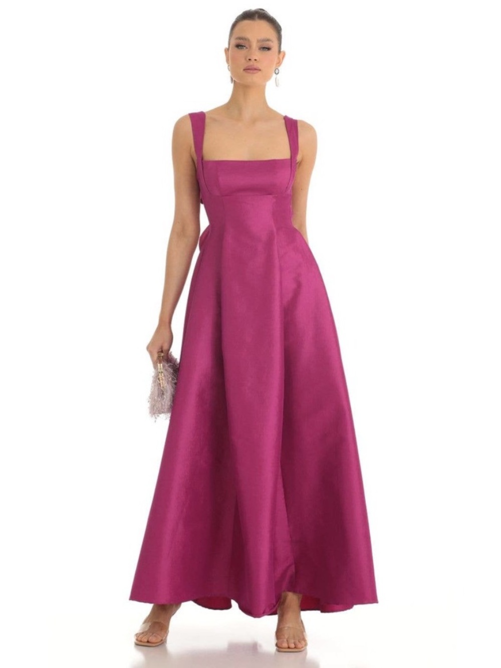 ▪️Lucy in the Sky Pink Fit and Flare Maxi Dress XL
